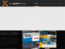 Tablet Screenshot of efex.com.au